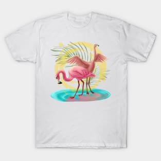 Two Flamingos T-Shirt